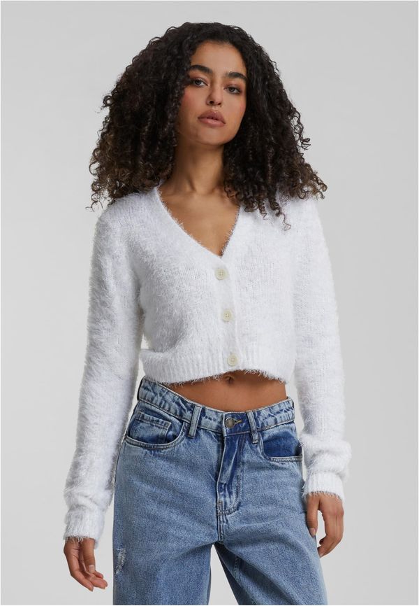 Urban Classics Women's cropped sweater Feather white