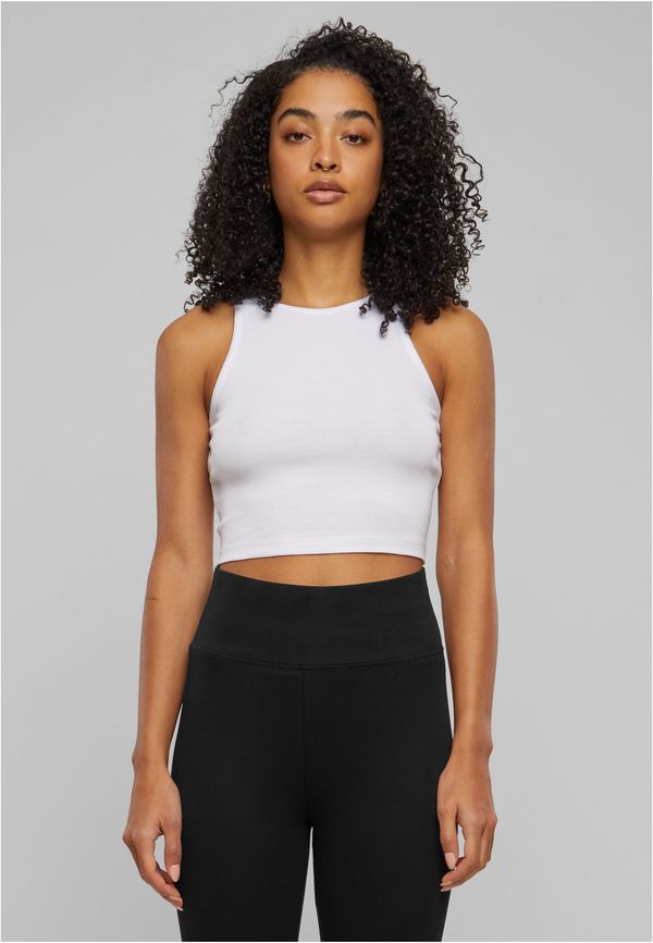 Urban Classics Women's cropped top - 2 packs white/white