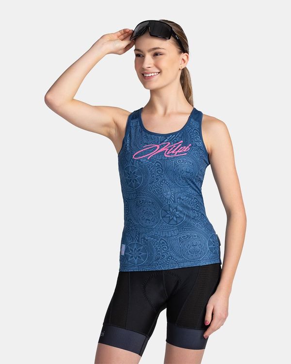 Kilpi Women's cycling tank top KILPI VAI-W Dark blue