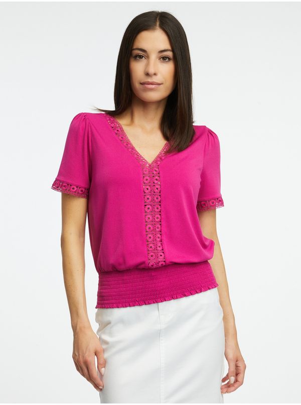 Orsay Women's dark pink blouse ORSAY