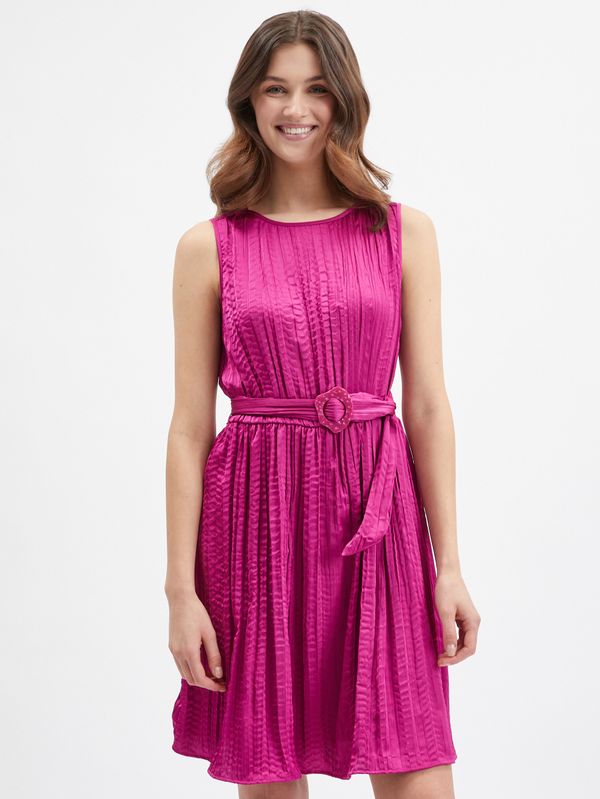 Orsay Women's dark pink dress ORSAY