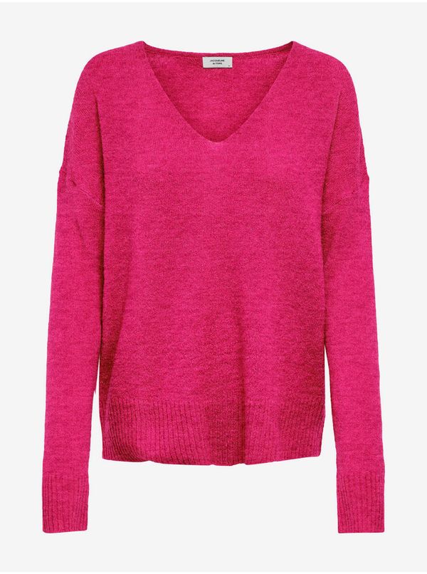 JDY Women's Dark Pink Sweater JDY Elanora - Women