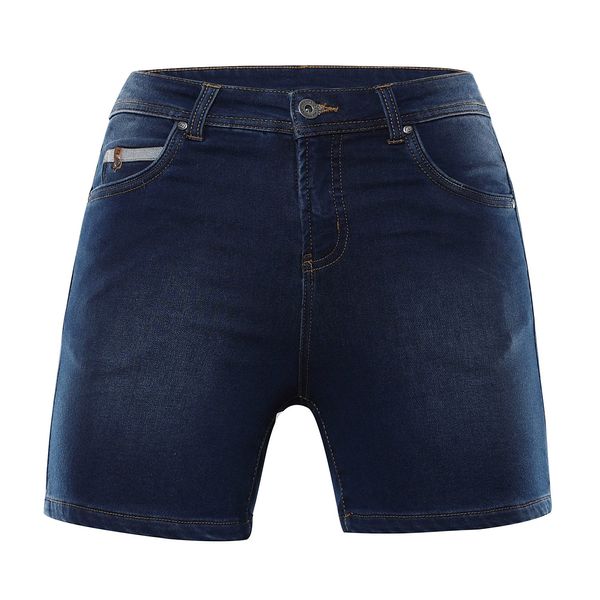 ALPINE PRO Women's denim shorts ALPINE PRO THASA MOOD INDIGO