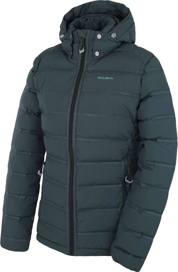 HUSKY Women's down jacket HUSKY Donnie L black green