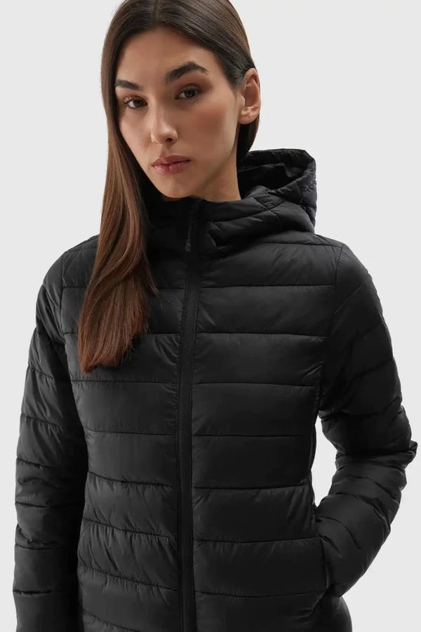 4F Women's Down Jacket With Hood 4F Black 4FWAW24TDJ