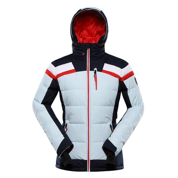 ALPINE PRO Women's down ski jacket with ptx membrane ALPINE PRO FERERA nantucket breeze