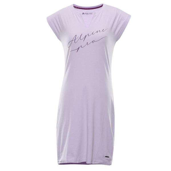 ALPINE PRO Women's dress ALPINE PRO RUBERA pastel lilac