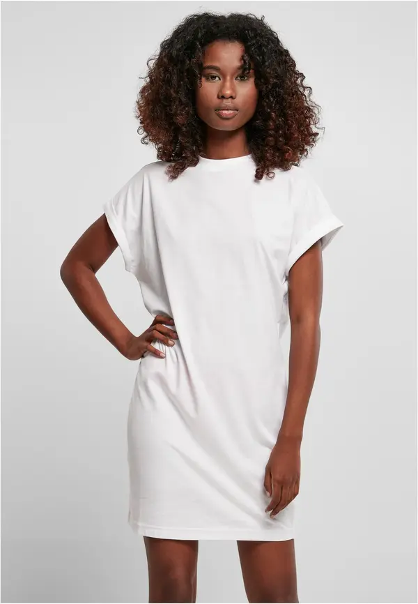 Urban Classics Women's dress Rainbow Tee white