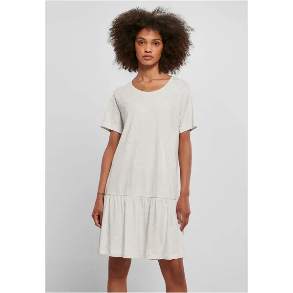 Urban Classics Women's dress Valance light grey