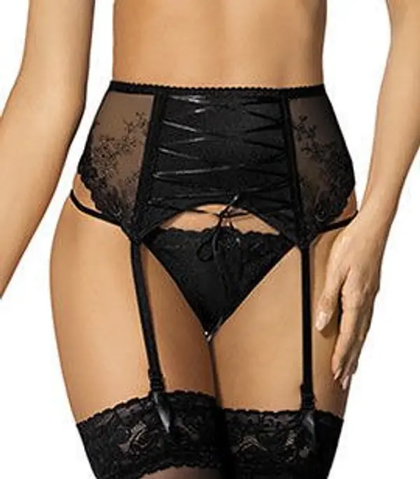 Gorteks Women's elegant mini thong Yvette - black