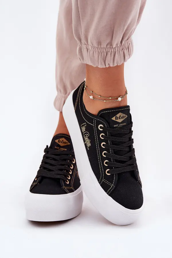 Lee Cooper Women's fabric platform sneakers Lee Cooper