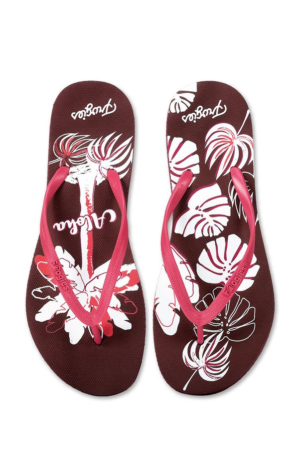 Frogies Women's flip-flops Frogies Tropic Leaves