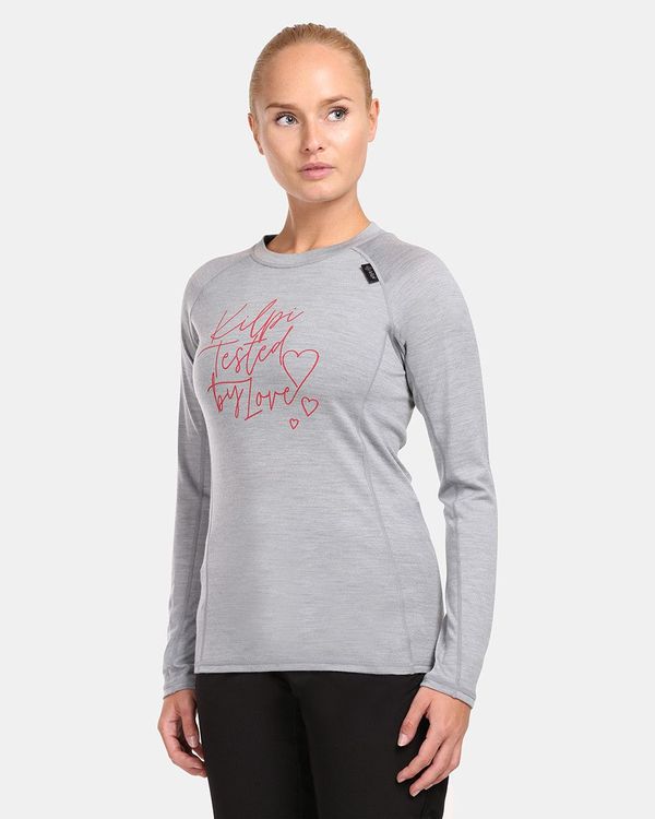 Kilpi Women's functional long-sleeved T-shirt KILPI MAVORA TOP-W Light grey