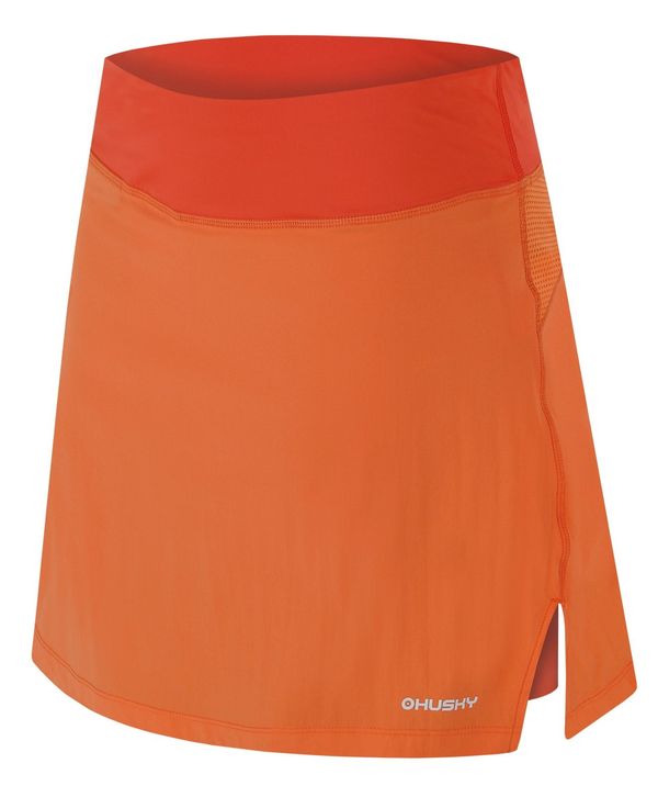 HUSKY Women's functional skirt with shorts HUSKY Flamy L orange