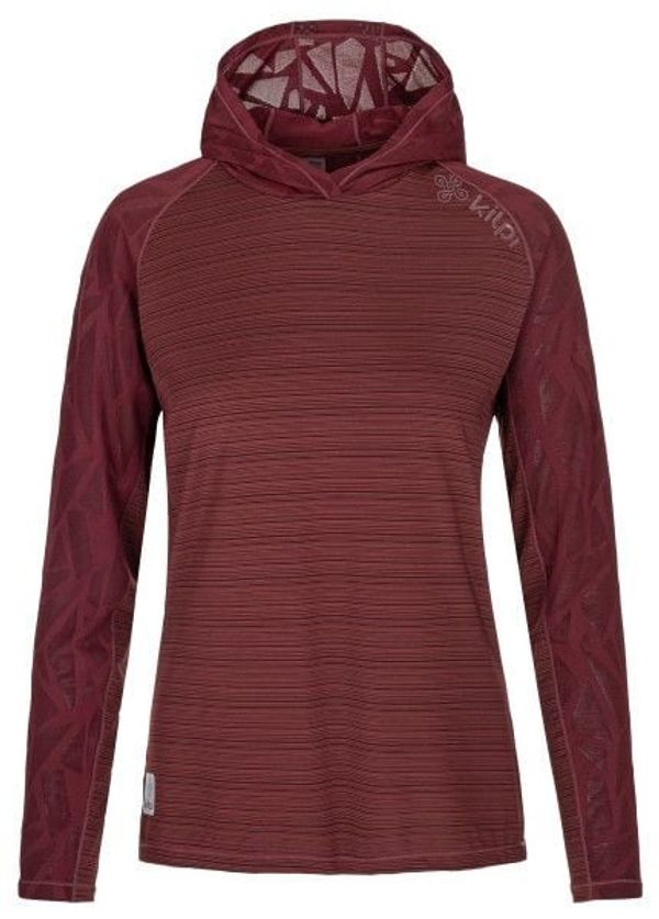 Kilpi Women's functional sweatshirt Kilpi AILEEN-W dark red