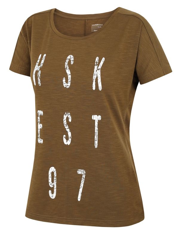 HUSKY Women's functional T-shirt HUSKY Tingl L tm. khaki