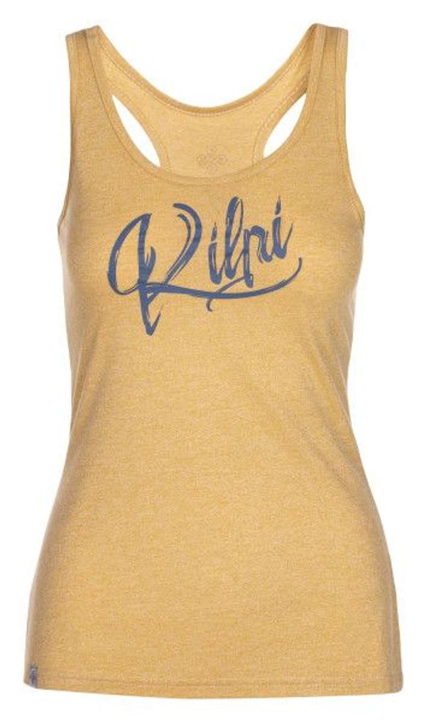 Kilpi Women's functional tank top Kilpi ARIANA-W yellow