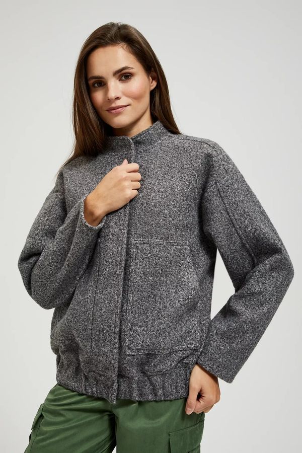 Moodo Women's grey jacket