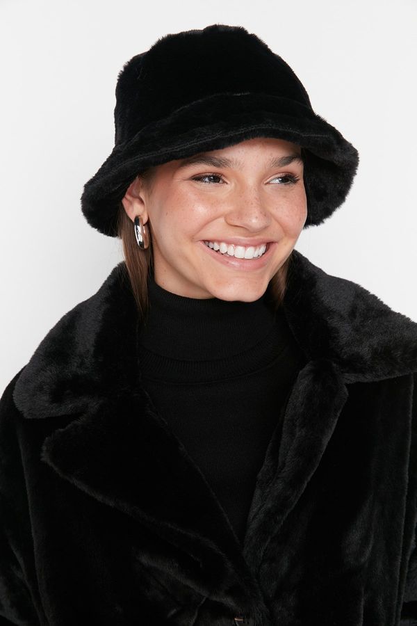 Trendyol Women's hat Trendyol TWOAW23SP00002/Black