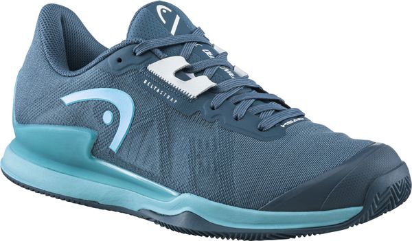 Head Women's Head Sprint Pro 3.5 Clay Grey/Teal Tennis Shoes EUR 36.5