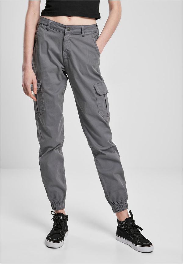 Urban Classics Women's high-waisted cargo pants lightshadow