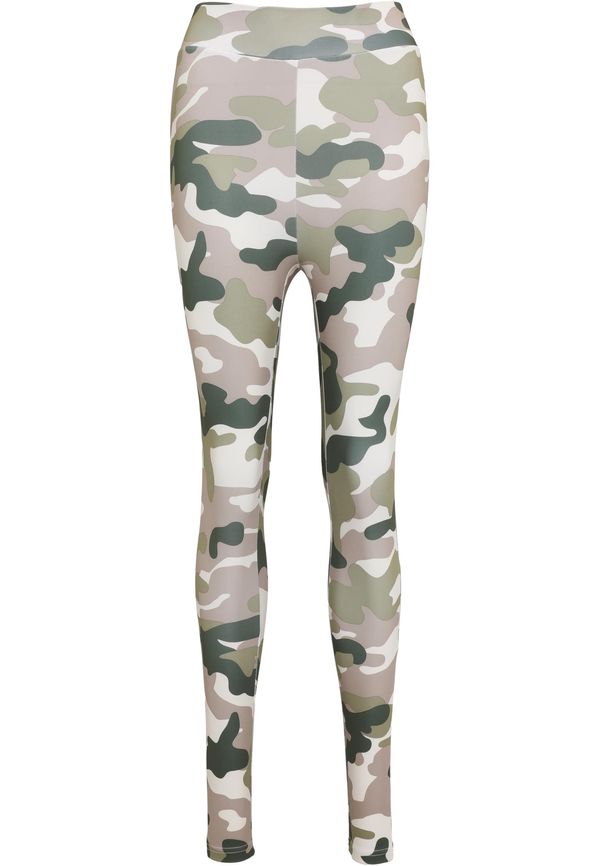 Urban Classics Women's high-waisted leggings Camo Tech camouflage/pink