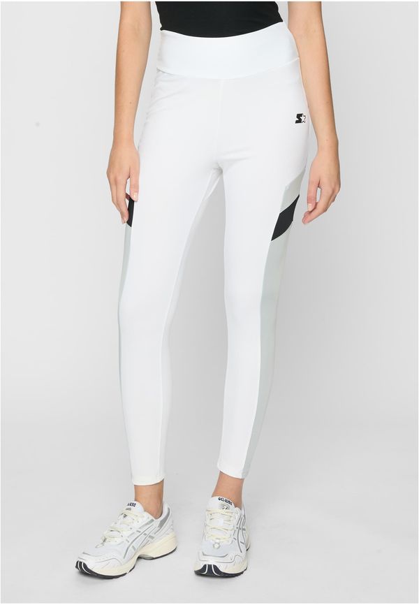 Starter Black Label Women's High-Waisted Starter Sports Leggings White/Black