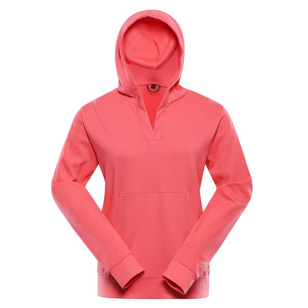 ALPINE PRO Women's hoodie ALPINE PRO MALMA calypso coral