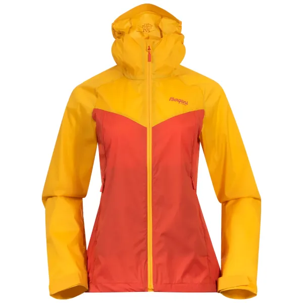 Bergans Women's Jacket Bergans Microlight W Jacket Brick/Light Golden Yellow