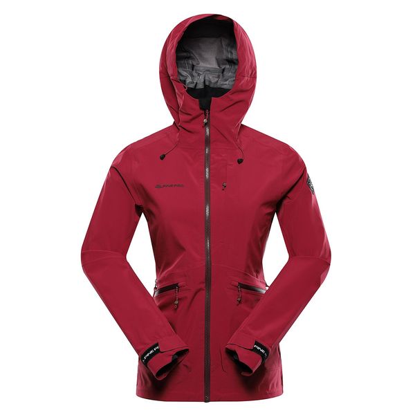 ALPINE PRO Women's jacket with PTX membrane ALPINE PRO ZARRA anemone