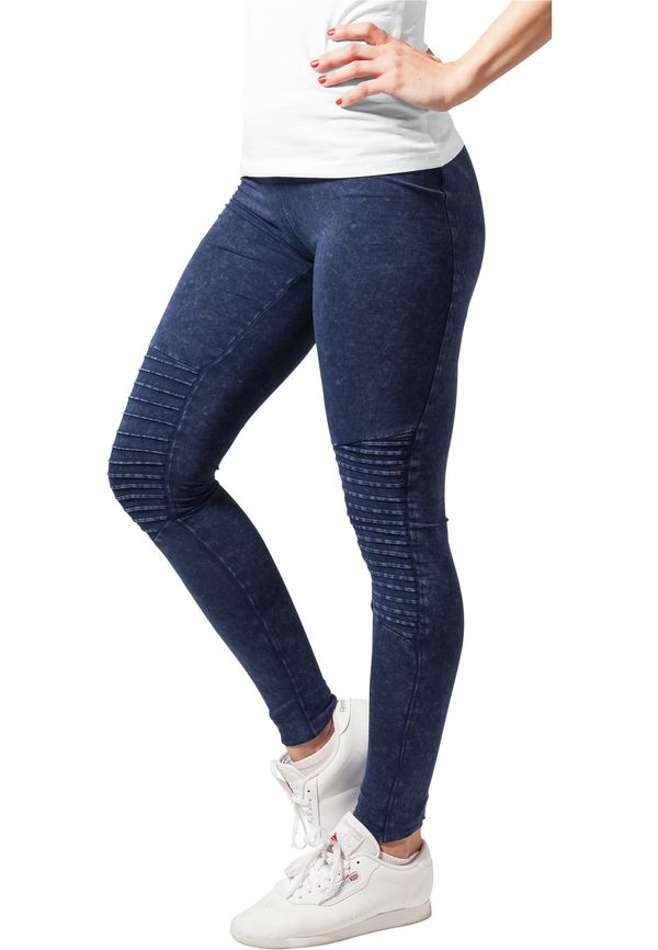 UC Ladies Women's Jersey Denim Leggings - Blue