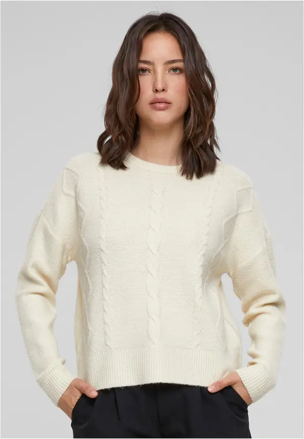 Urban Classics Women's knitted sweater sand