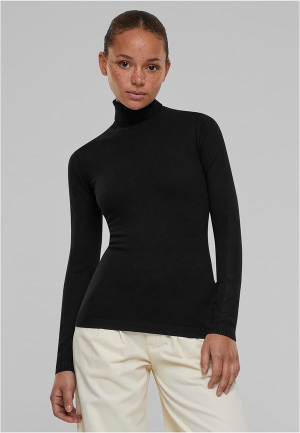 Urban Classics Women's knitted turtleneck black