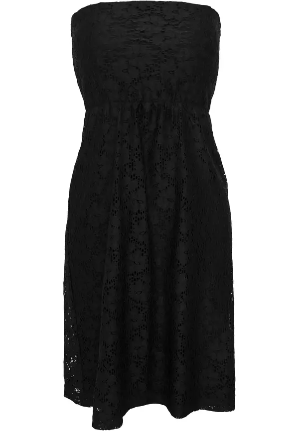 Urban Classics Women's lace dress black