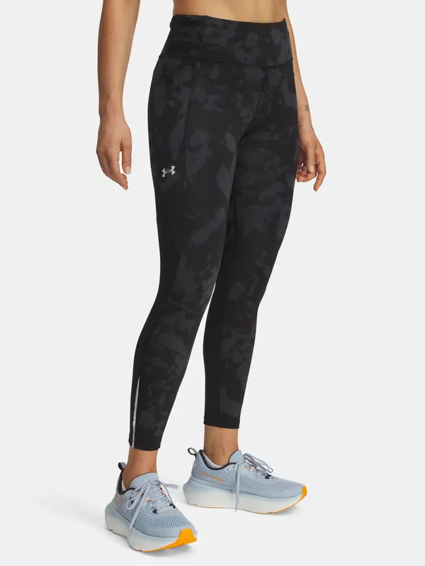 Under Armour Women's leggings Under Armour UA Launch Ankle Print Tights-BLK - Women's