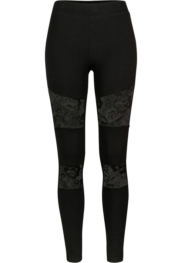 UC Ladies Women's leggings with laces black