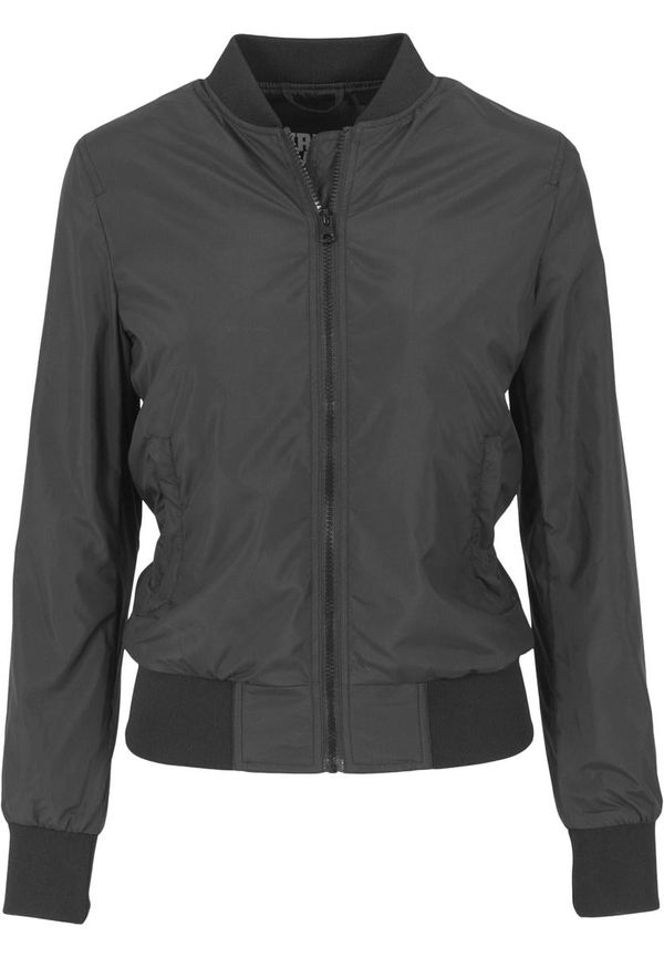 UC Ladies Women's Light Bomber Jacket Black