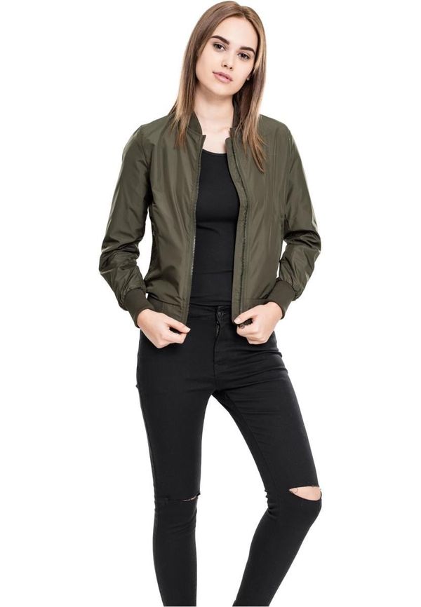 UC Ladies Women's Light Bomber Jacket - Dark Olive