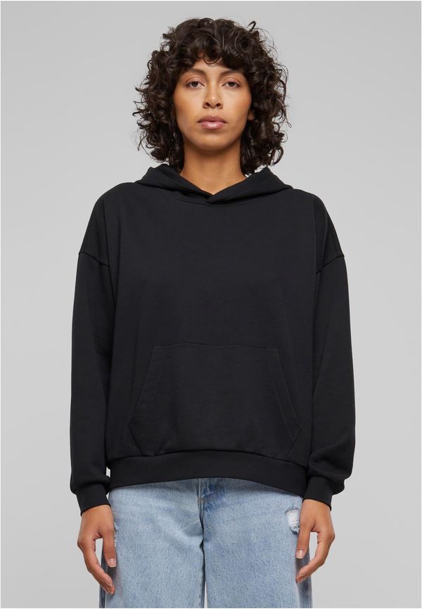 UC Ladies Women's Light Terry Oversized Hoodie - Black