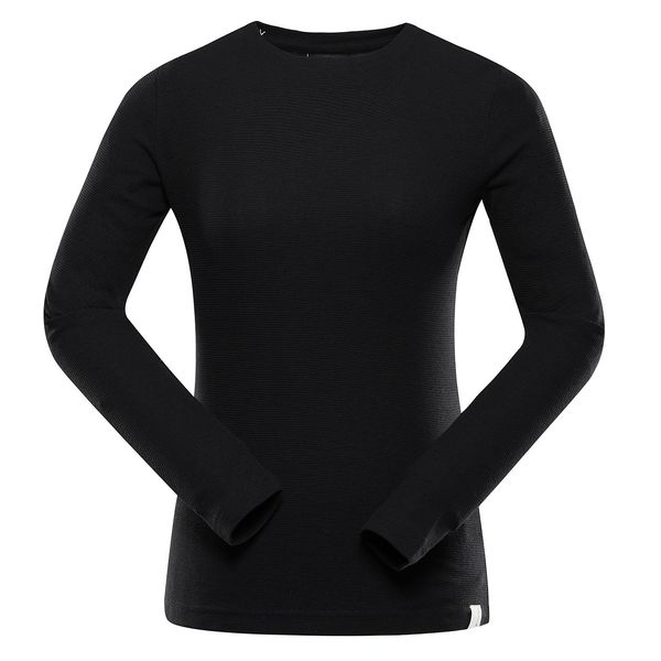 ALPINE PRO Women's long-sleeved T-shirt ALPINE PRO BOGRA black