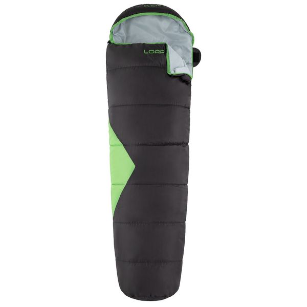 LOAP Women's mummy sleeping bag LOAP PHASE L Green/Pink