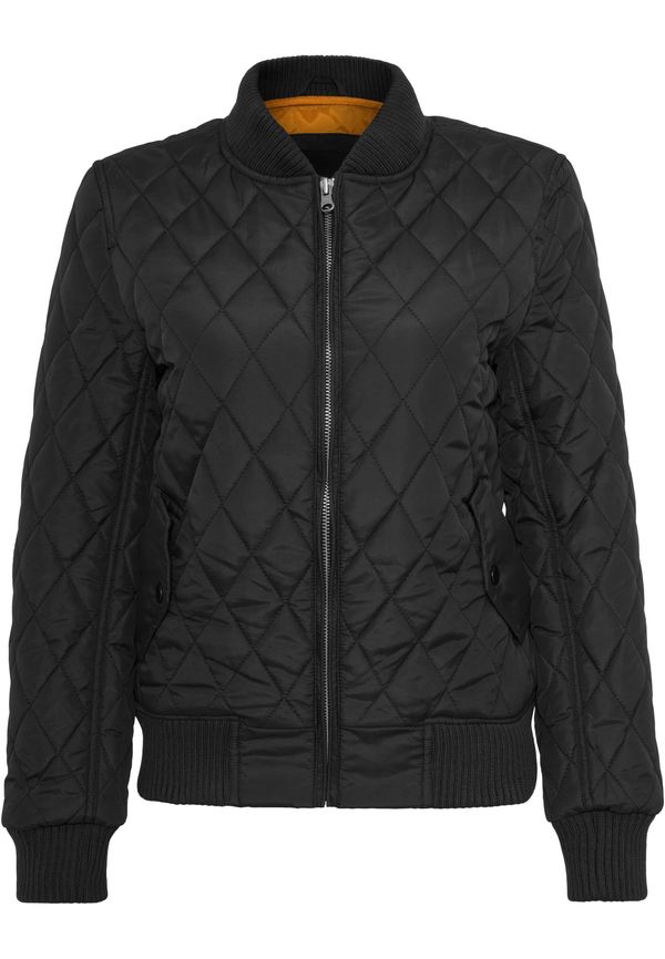 Urban Classics Women's nylon jacket Diamond Quilt black