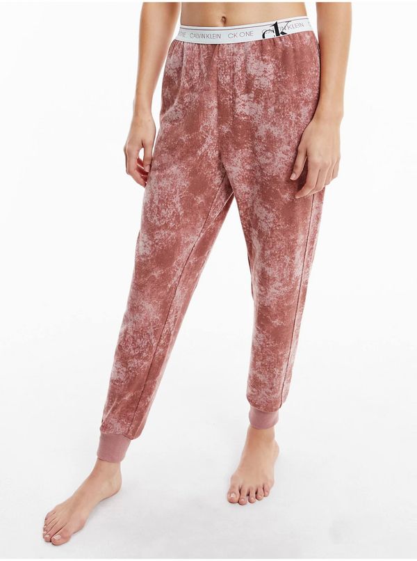 Calvin Klein Women's old pink tie-dye sweatpants Calvin Klein Jeans - Women