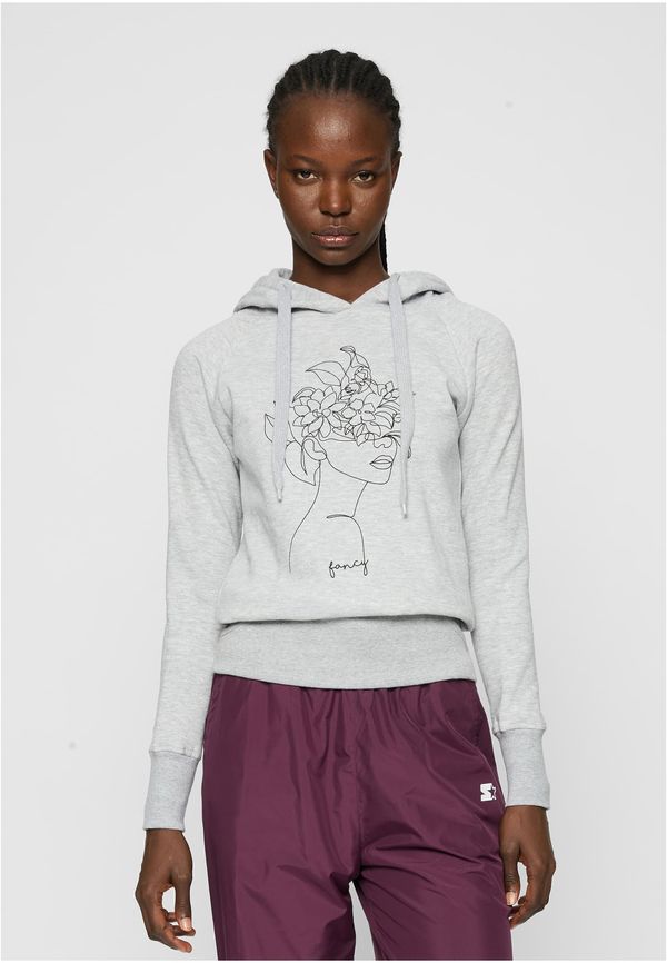 Mister Tee Women's One Line Fruit Hoody Grey