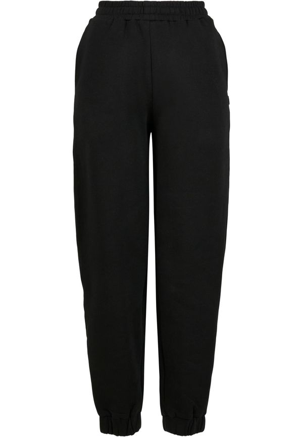 Urban Classics Women's Organic Balloon Sweatpants with High Waist - Black