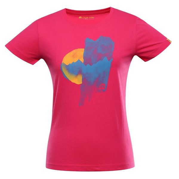 ALPINE PRO Women's organic cotton T-shirt ALPINE PRO EKKA cabaret variant pa