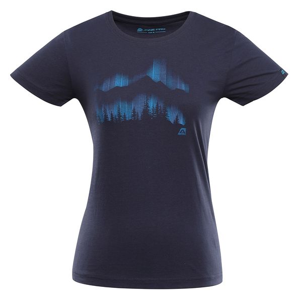 ALPINE PRO Women's organic cotton t-shirt ALPINE PRO EKKA mood indigo pc variant