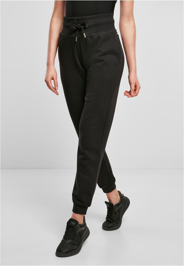 Urban Classics Women's Organic High Waisted Sweat Pants Black