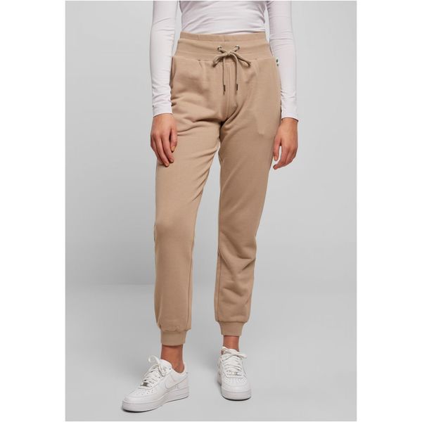 Urban Classics Women's Organic High-Waisted Sweatpants Softtaupe