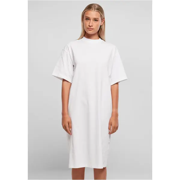 Urban Classics Women's Organic Long Oversized T-Shirt White